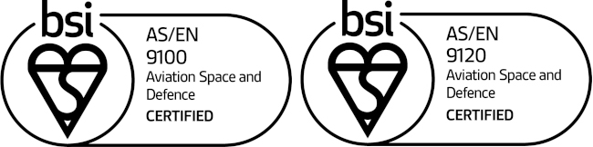 BSI mark of trust certified aviation ASEN 9100 and ASEN 9120 aviation space and defence black logo En GB 1019 image